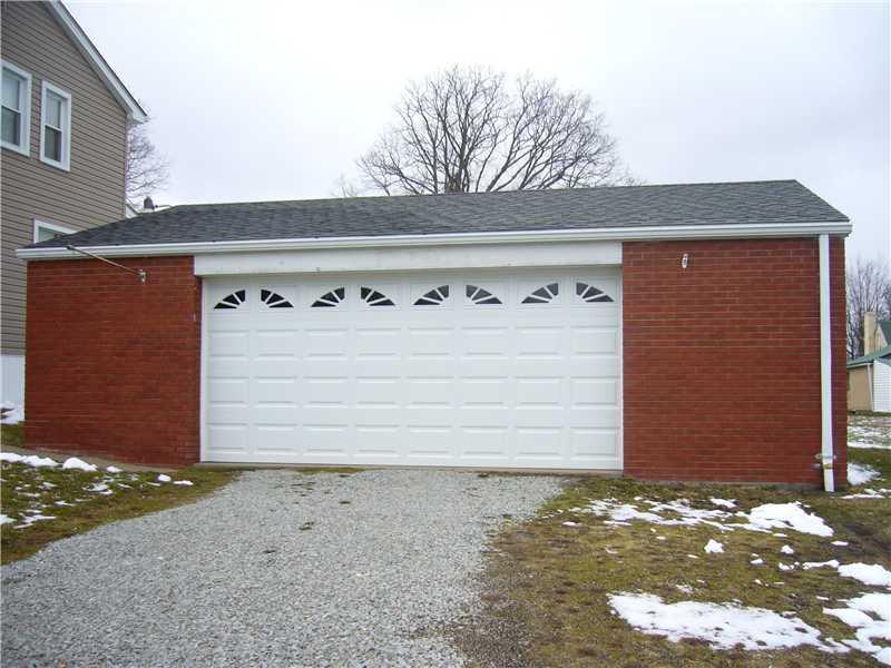 1214 Ridgeway Avenue Aliquippa, PA 15001 - Photo 15 of 17 Parking Lot/Garage. Extra large double car garage with electric, and extra storage space.