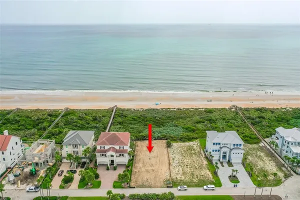 a view of an ocean with a building