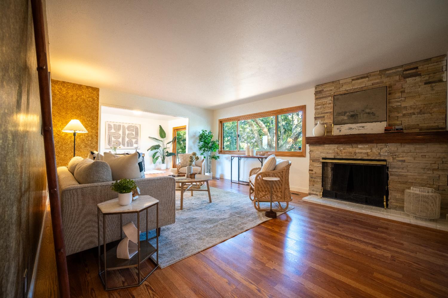 4220 Elva Way Sacramento, CA 95821 - Photo 1 of 52 a living room with furniture and a fireplace