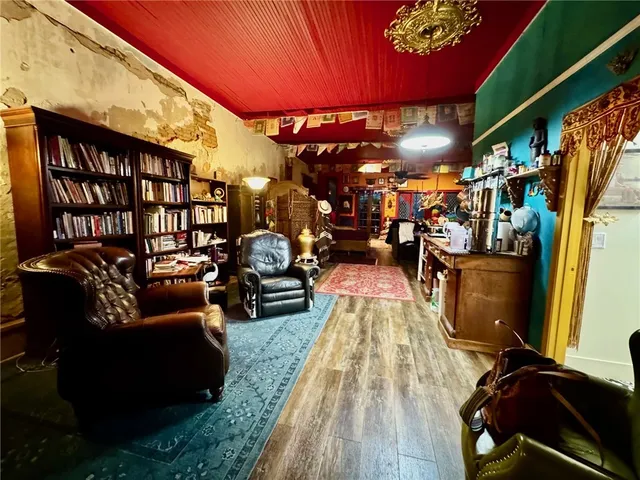 a kitchen with a stove and cabinets