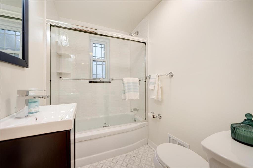 18 Seneca Road Pittsburgh, PA 15241 - Photo 11 of 25 a bathroom with a sink a toilet and shower