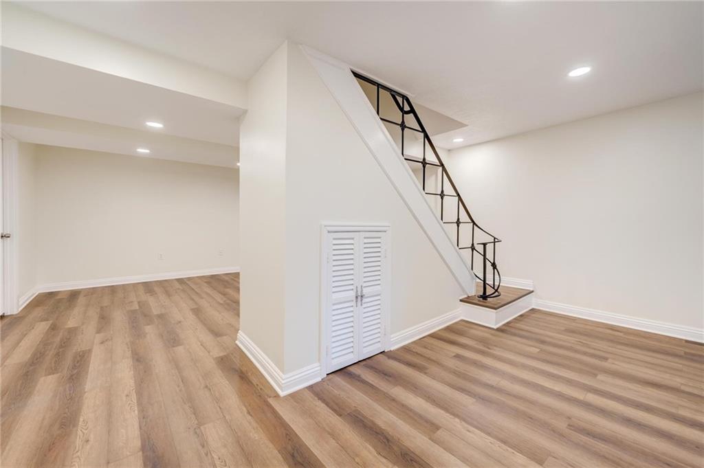 18 Seneca Road Pittsburgh, PA 15241 - Photo 20 of 25 a view of entryway and hall with wooden floor
