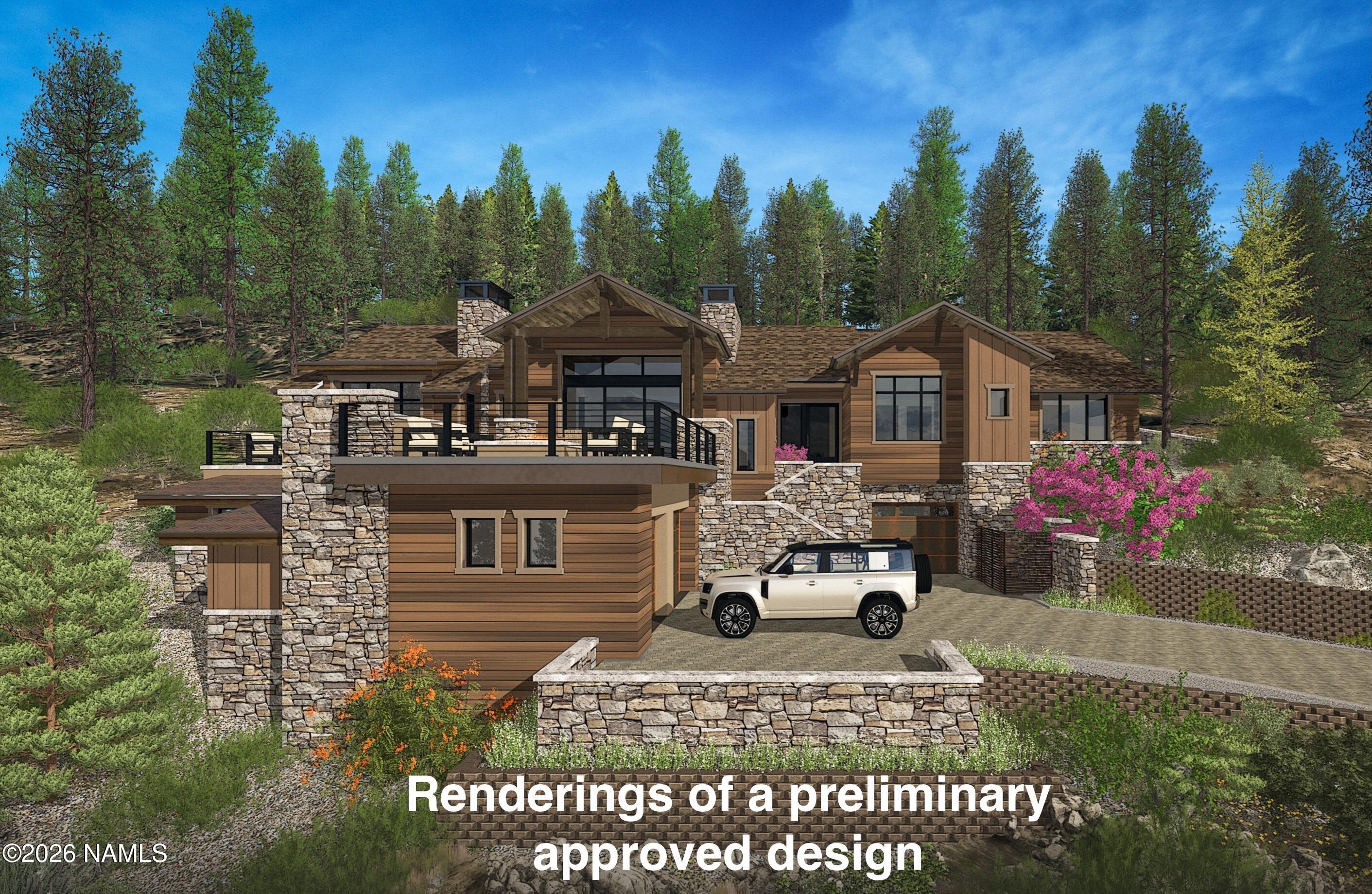 4655 Snaffle Bit Flagstaff, AZ 86005 - Photo 1 of 26 a house view with a garden space