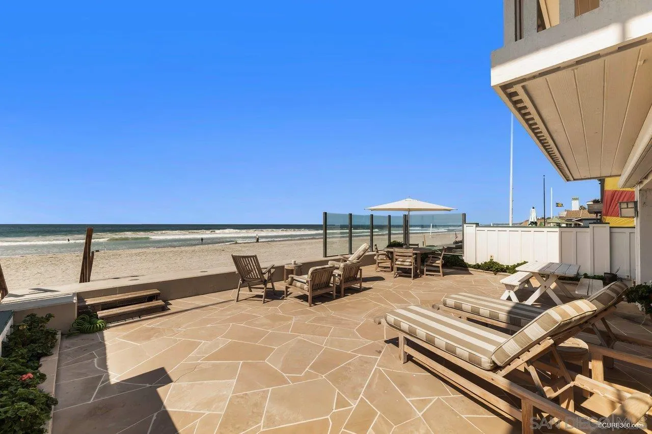 2008 Ocean Front Del Mar, CA 92014 - Photo 23 of 35 a view of a terrace with chairs
