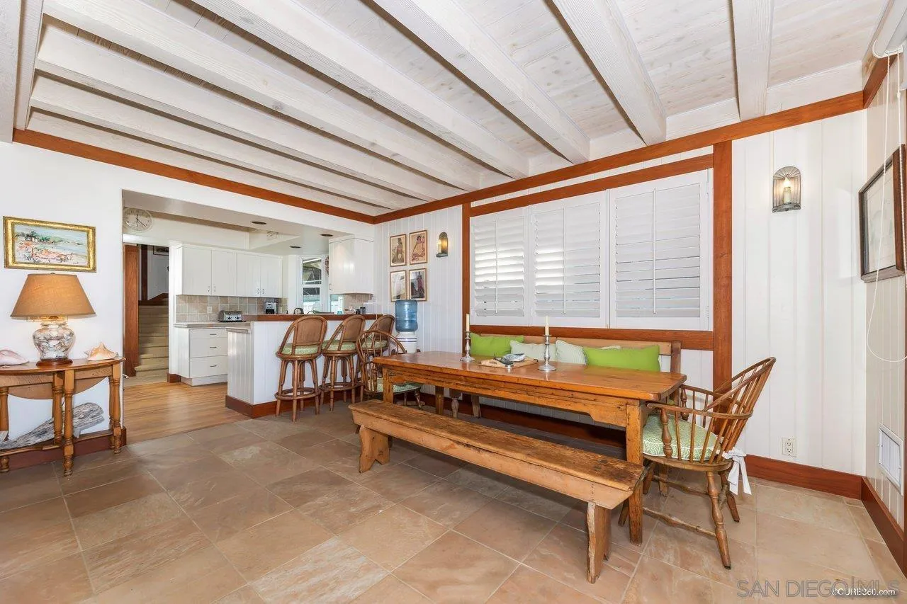 2008 Ocean Front Del Mar, CA 92014 - Photo 6 of 35 a outdoor space with furniture and a chandelier