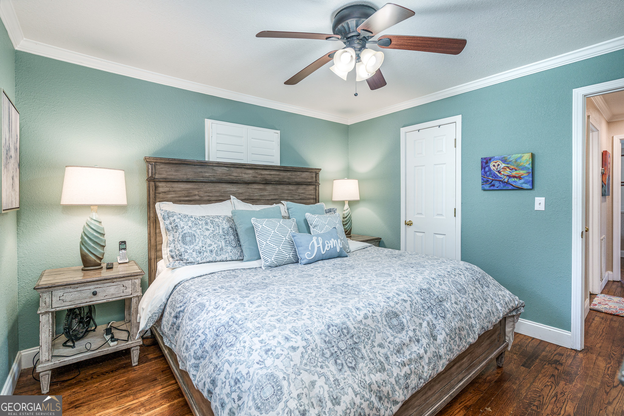15 Lonesome Pine Road Murphy, NC 28906 - Photo 12 of 61 a bedroom with a bed and a chandelier