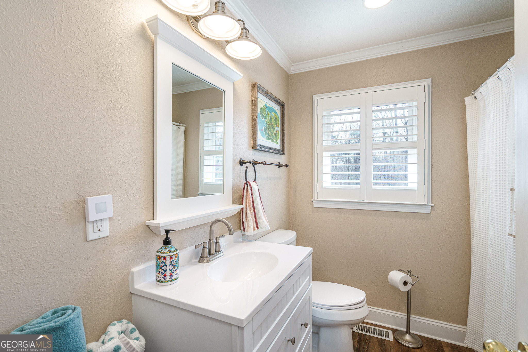 15 Lonesome Pine Road Murphy, NC 28906 - Photo 13 of 61 a bathroom with a sink a toilet and mirror
