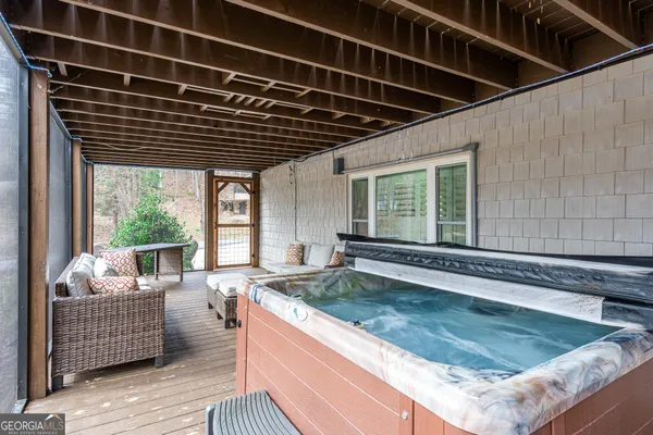 a view of a tree in front of a house