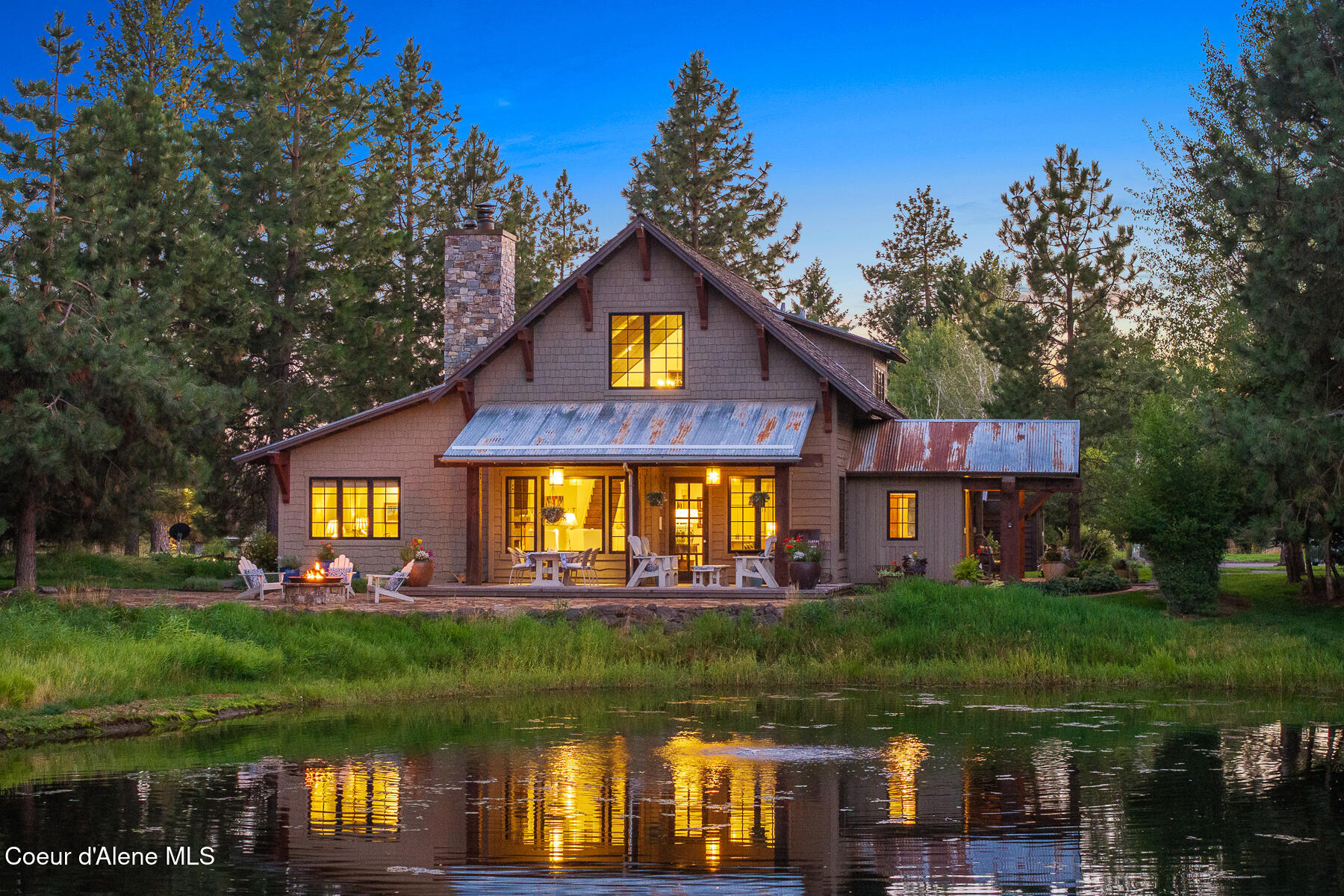 6779 South Old Barn Road Harrison, ID 83833 - Photo 1 of 36 Aerial_Cottage10_Twilight-1