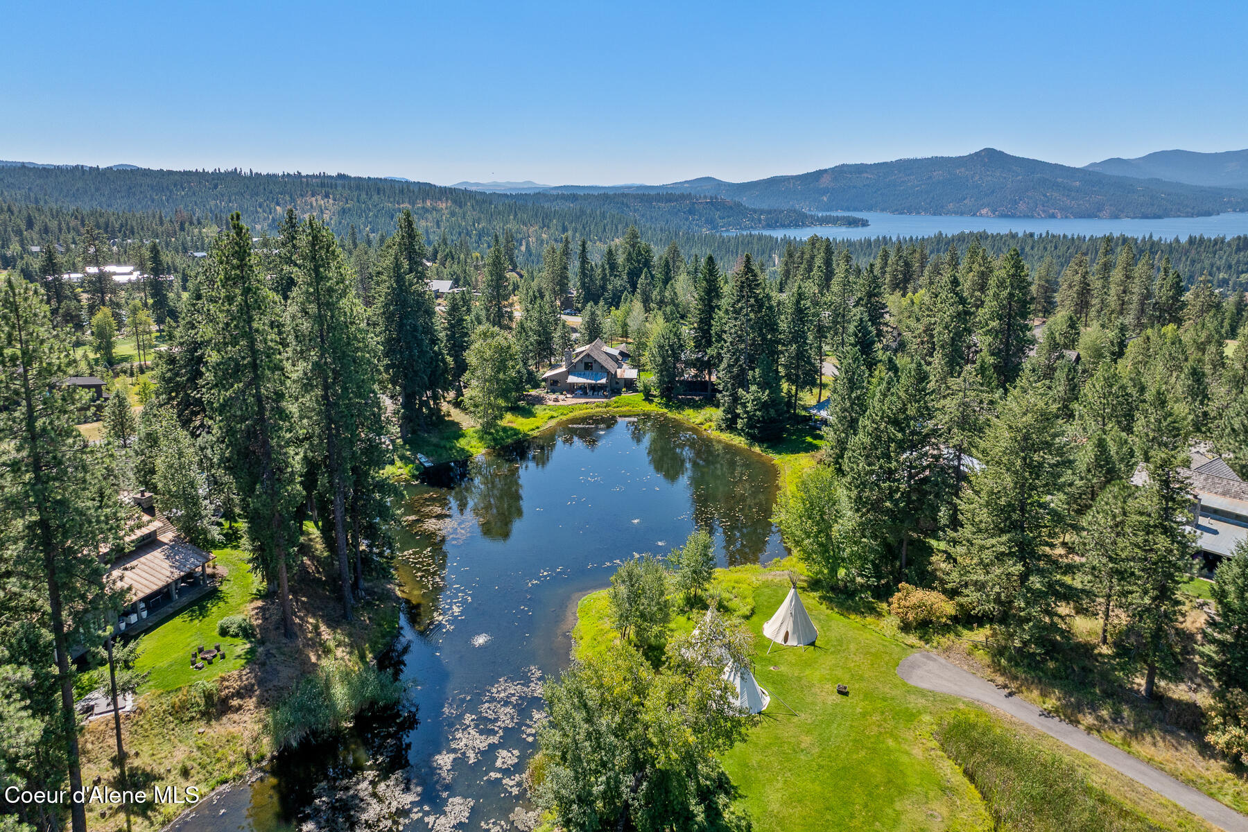 6779 South Old Barn Road Harrison, ID 83833 - Photo 7 of 36 Aerial_Cottage10-2