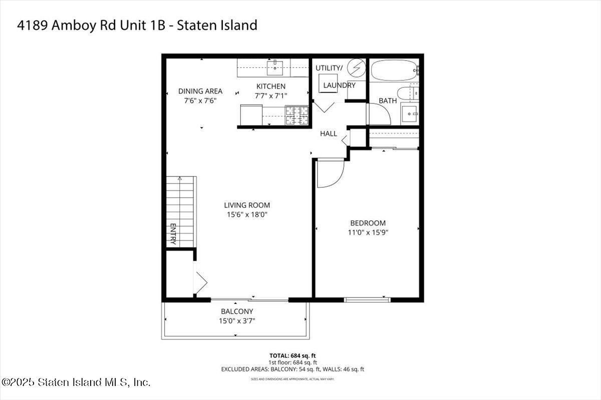 4189 Amboy Road, Unit 1B Staten Island, NY 10308 - Photo 26 of 27 01-Floorplan