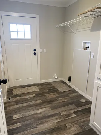 a view of wooden floor