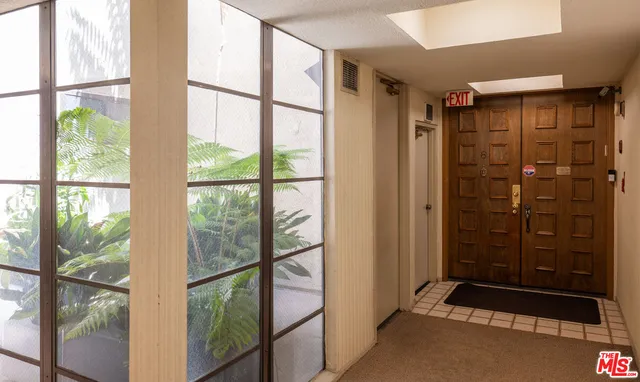 a view of front door