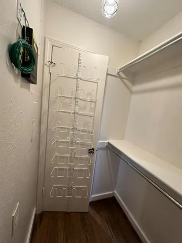 a view of walk in closet