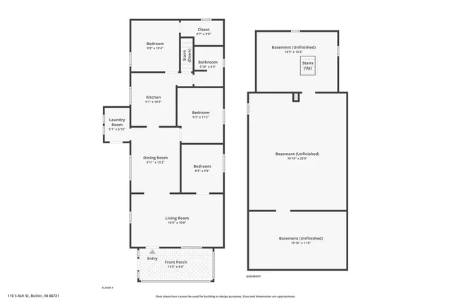 $150,000 | 110 South Ash Street, Butler, IN 46721