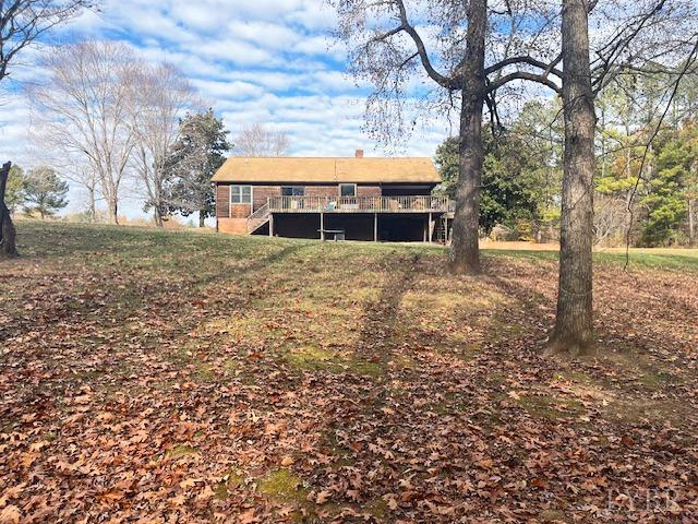 76 Churchview Estate Farmville, VA 23901 - Photo 16 of 20 a view of a house with a yard