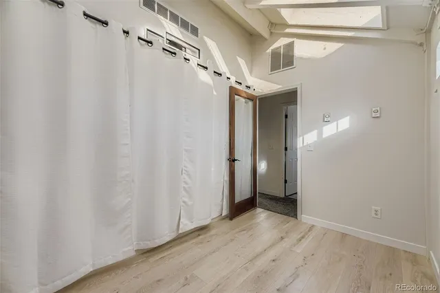 a view of a small space