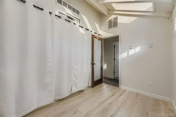 a view of a small space
