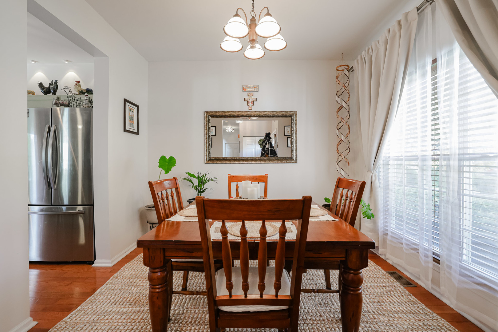 7 Michael Court Lake In The Hills, IL 60156 - Photo 13 of 37 a view of a dining room with furniture window and wooden floor