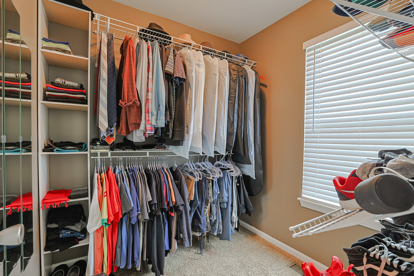 7 Michael Court Lake In The Hills, IL 60156 - Photo 15 of 37 a view of walk in closet with clothes and shoes
