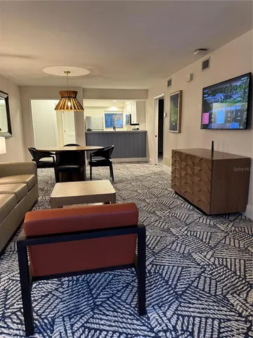a room with furniture