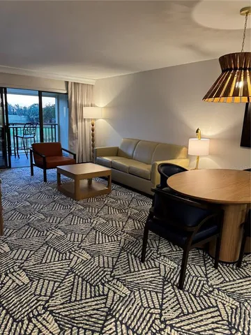 a living room with a couch and a coffee table