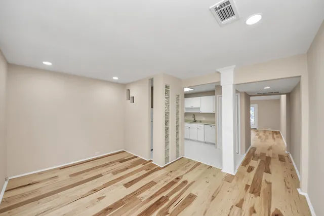 a view of empty room