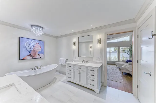 a view of lake and houses with outdoor space