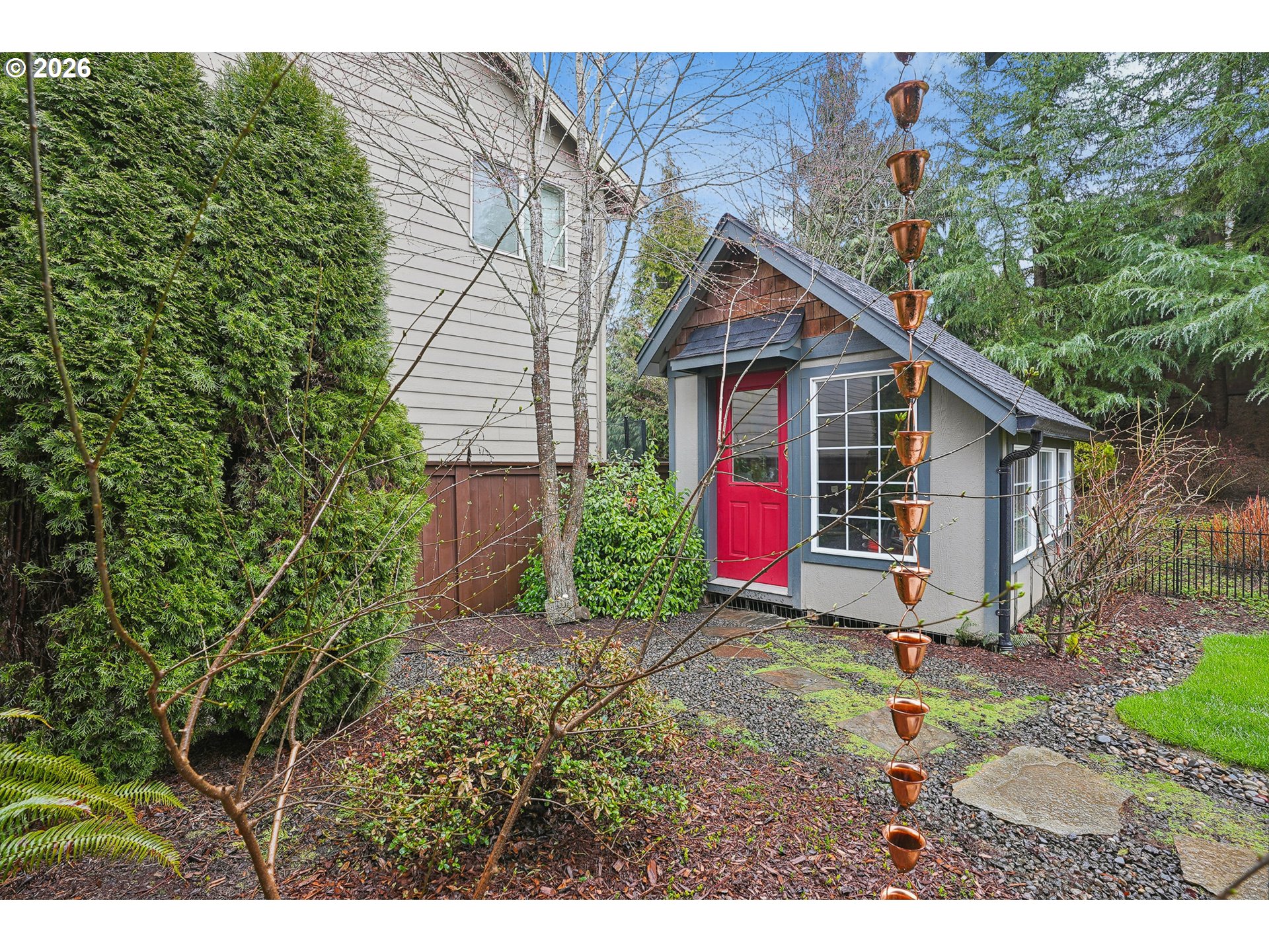 504 North Allen Creek Drive Ridgefield, WA 98642 - Photo 37 of 38 a view of a house with a yard and tree s