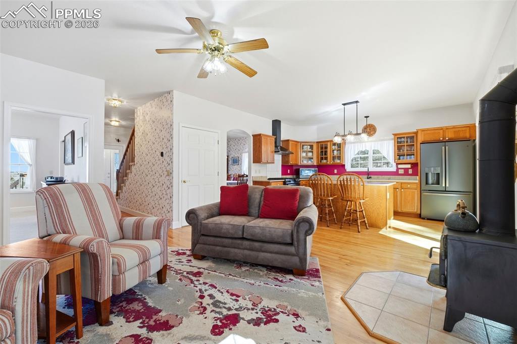 8795 Moss Rock Road Colorado Springs, CO 80908 - Photo 16 of 47 Open floor Plan