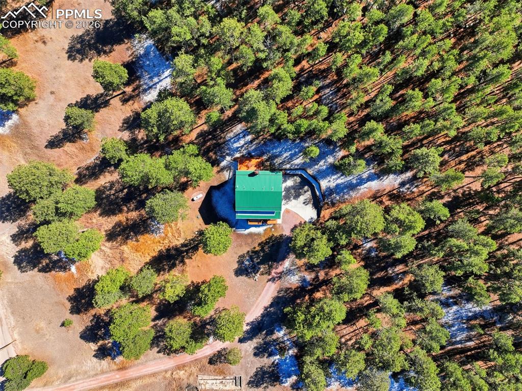 8795 Moss Rock Road Colorado Springs, CO 80908 - Photo 42 of 47 Bird's eye view