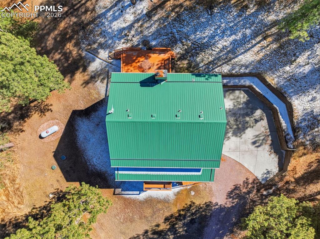 8795 Moss Rock Road Colorado Springs, CO 80908 - Photo 43 of 47 View from above of property