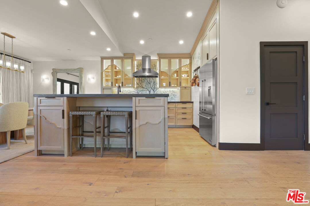 2835 Oak Point Drive Los Angeles, CA 90068 - Photo 14 of 50 a view of kitchen with cabinets and refrigerator