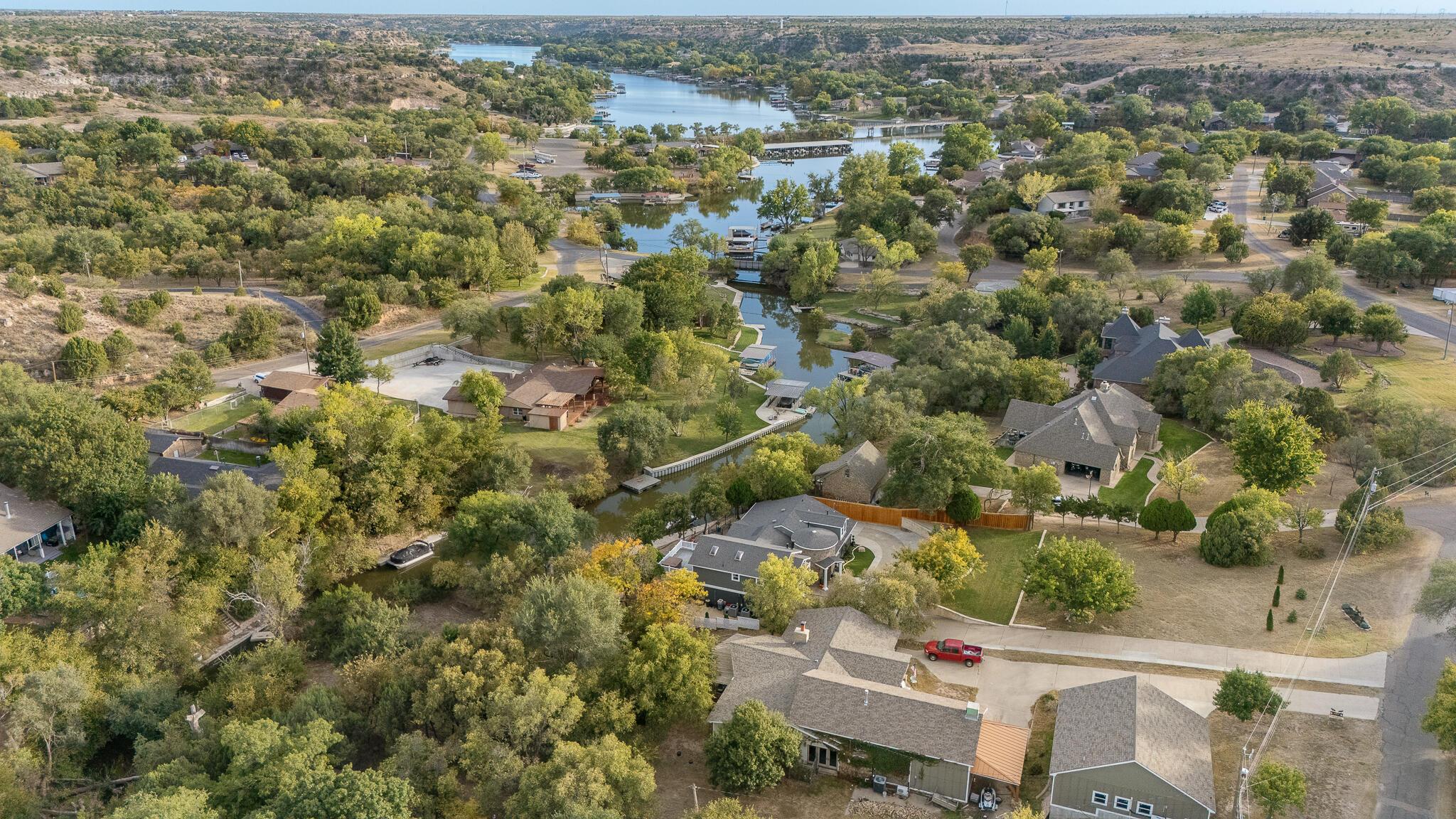 110 Caprock Lane Amarillo, TX 79118 - Photo 44 of 46 an aerial view of residential houses with outdoor space