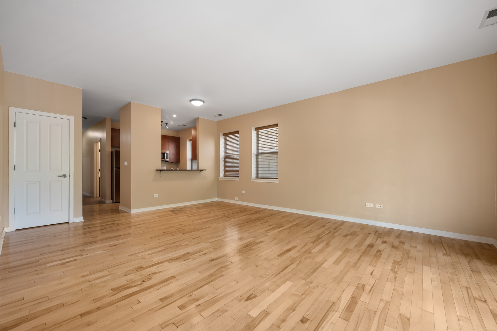 907 South Lytle Street, Unit 201 Chicago, IL 60607 - Photo 3 of 28 a view of empty room with wooden floor and fan