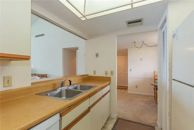 a bathroom with a sink and a shower