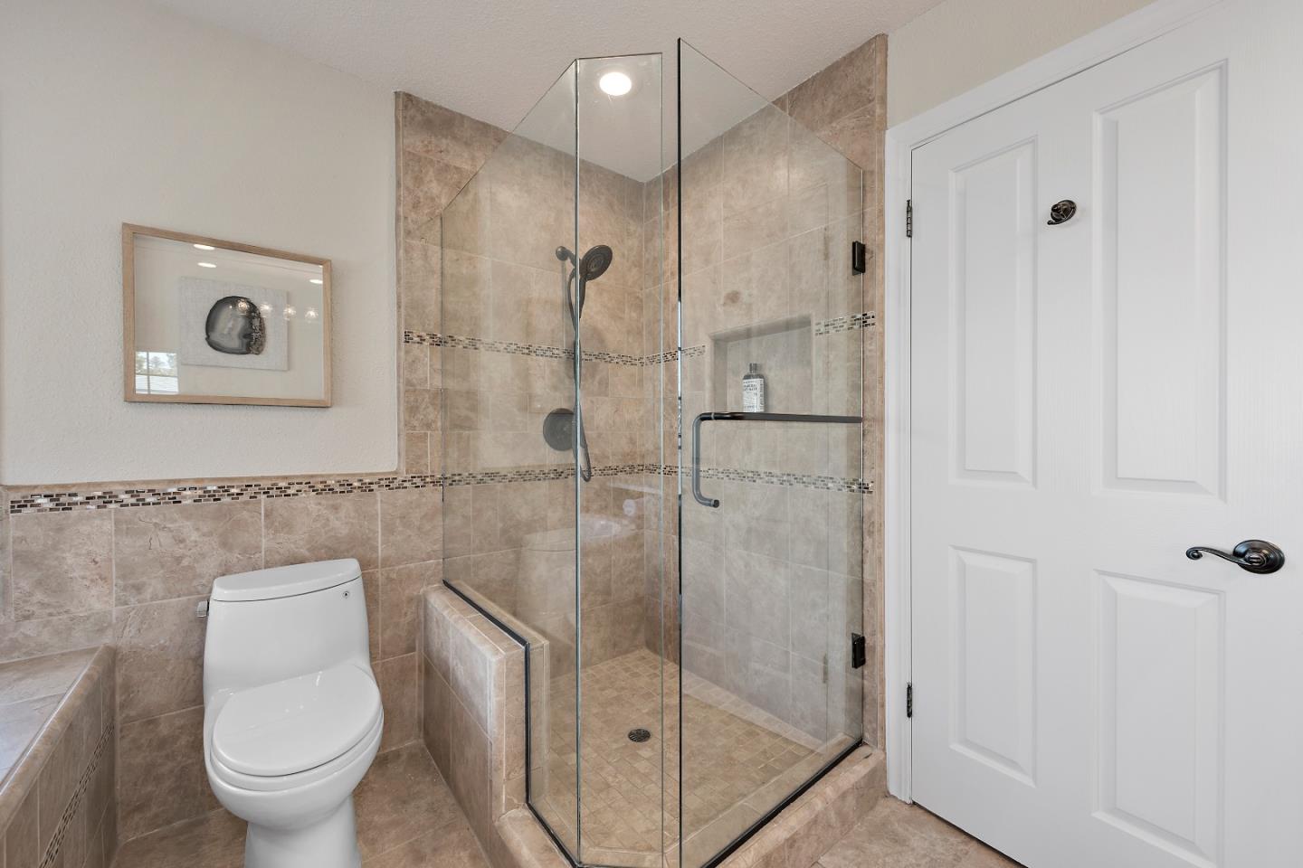 16131 Jacaranda Way Los Gatos, CA 95032 - Photo 27 of 30 a bathroom with a shower and toilet