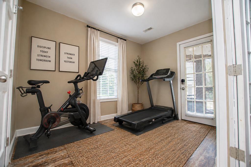 75 Cash Lane Bremen, GA 30110 - Photo 38 of 92 a room with gym equipment and a window