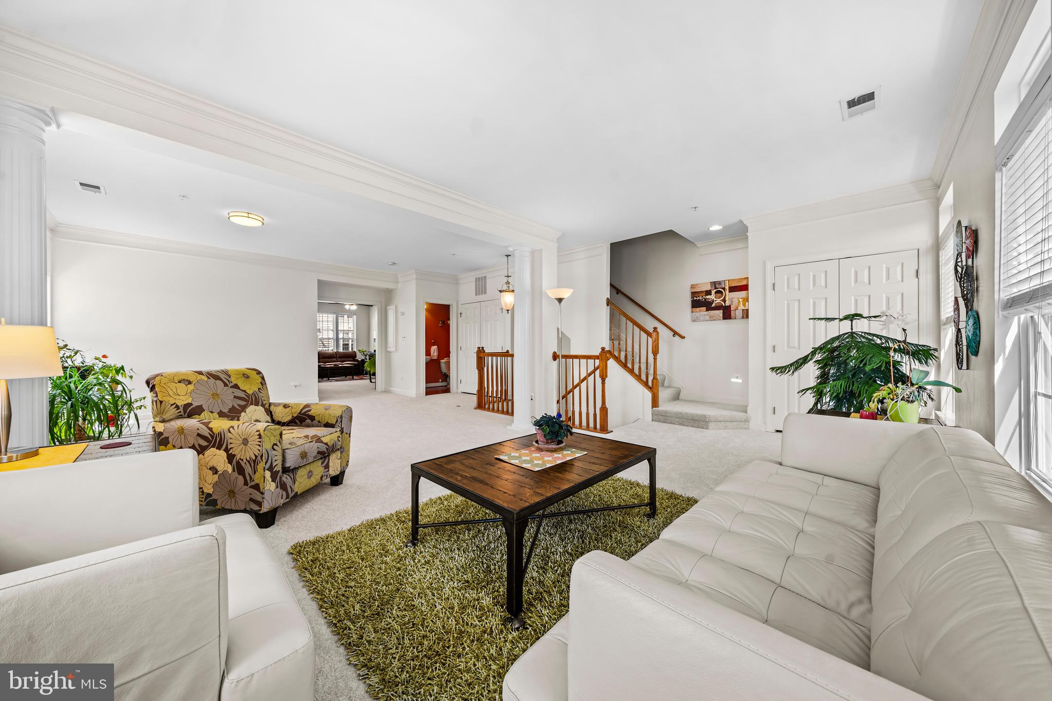 5725 Callcott Way, Unit P Alexandria, VA 22312 - Photo 5 of 40 a living room with furniture and a potted plant