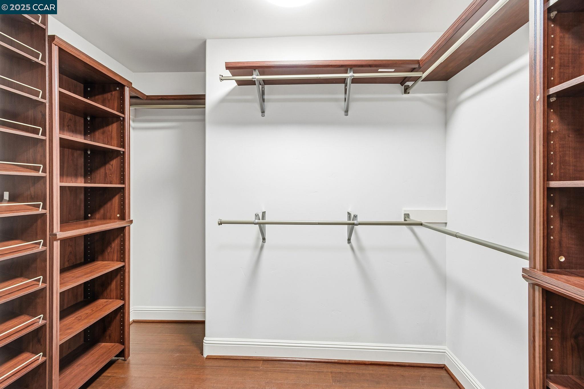 961 Oak View Circle Lafayette, CA 94549 - Photo 36 of 56 a view of walk in closet with empty racks