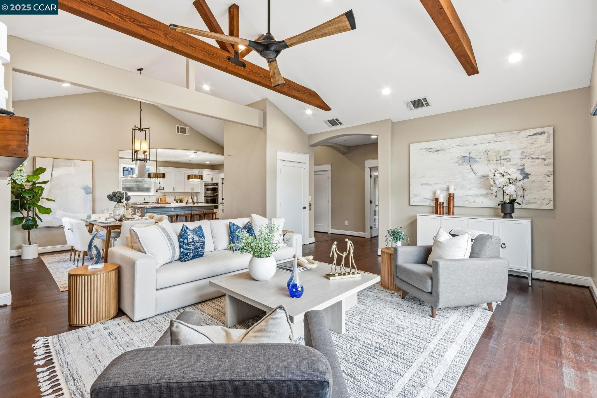 961 Oak View Circle Lafayette, CA 94549 - Photo 5 of 56 a living room with furniture and wooden floor