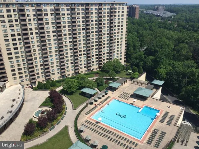 aerial view of a sitting area with furniture