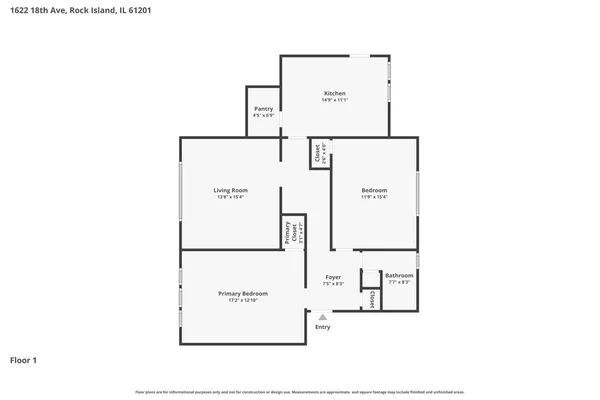 $64,900 | 1622 18th Avenue, Unit 24, Rock Island, IL 61201