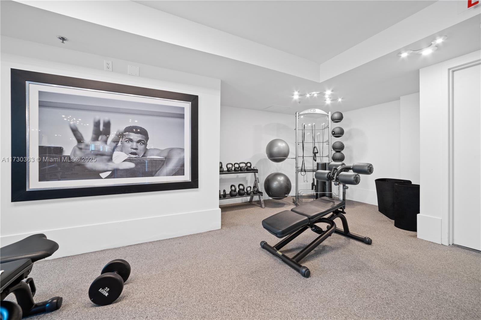 Brickell Miami, FL 33131 - Photo 11 of 19 a view of a room with gym equipment