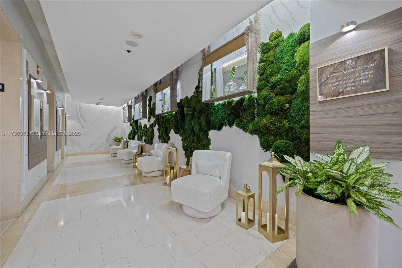 Brickell Miami, FL 33131 - Photo 3 of 19 a living room with furniture and a potted plant