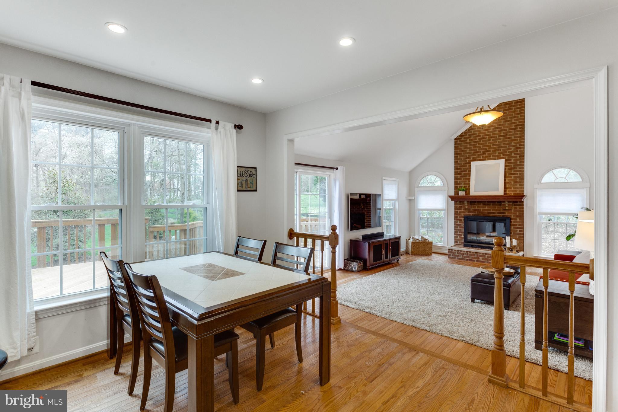 1509 Elk Point Drive Reston, VA 20194 - Photo 12 of 30 Eat in Kitchen that steps down into Family Room