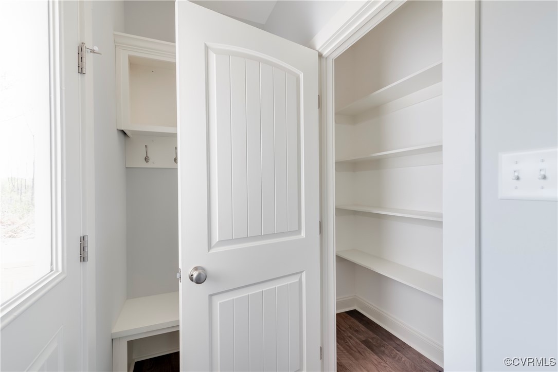 36 Highpockets Road Cartersville, VA 23027 - Photo 15 of 38 a view of walk in closet with empty racks