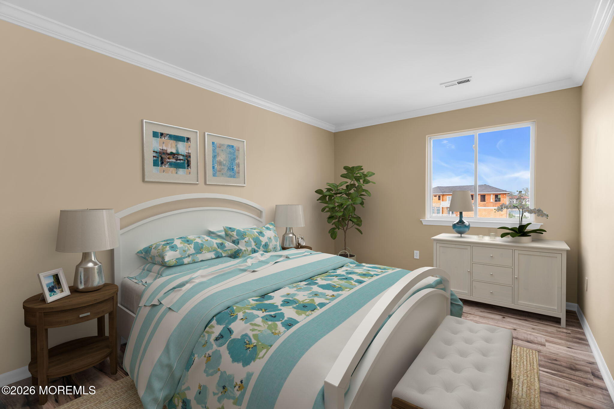 120 South Concourse, Unit 310 Neptune Township, NJ 07753 - Photo 18 of 44 a bedroom with a bed and a couch