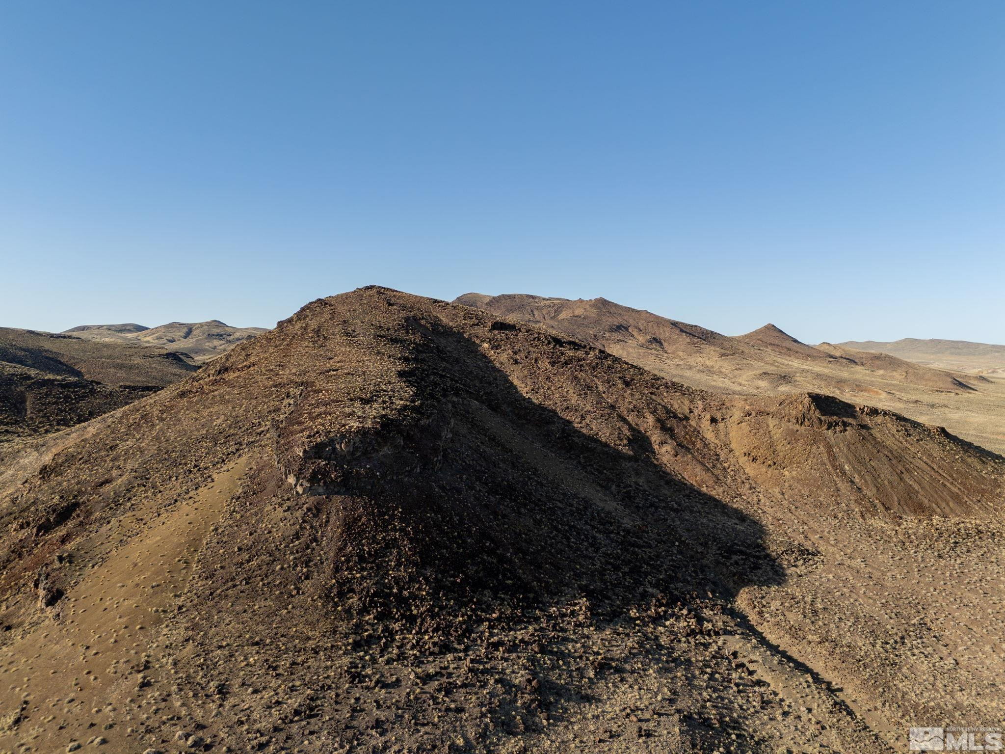 509113 Trinity Fallon, NV 89406 - Photo 7 of 24 a view of a dry yard with mountains in the background