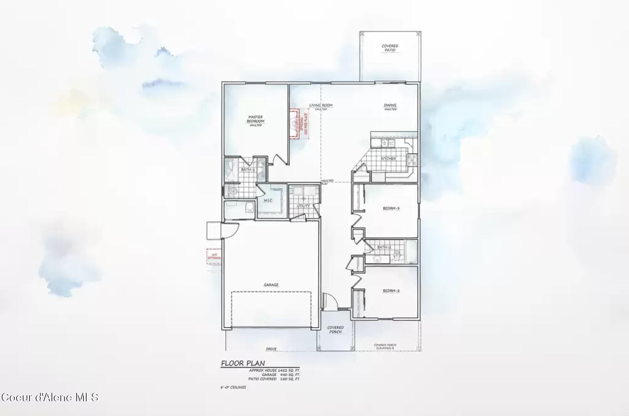 2238 Maverick Court Sandpoint, ID 83864 - Photo 42 of 42 1482-R Floor Plan